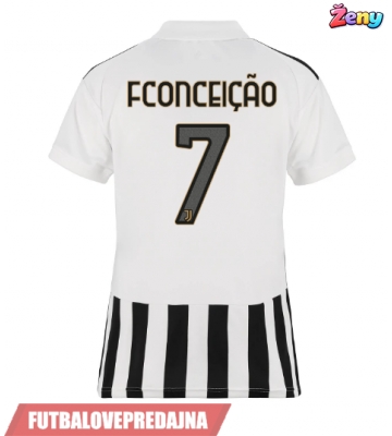 Lacne Ženy Futbalové dres Juventus Francisco Conceicao #7 2026-27 Krátky Rukáv - Domáci